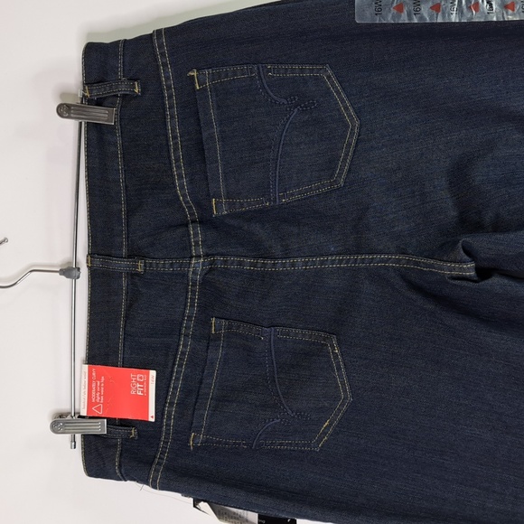 New Fashion Bug 🔺️Bootcut Dark Blue Jeans Size 16W - Picture 6 of 17